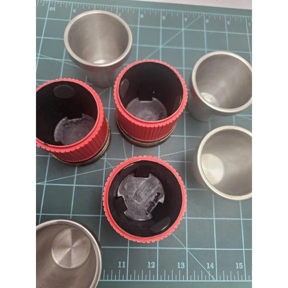 12 Gauge Shotgun Shell Shot Glass Pacific Giftware Lot of 5